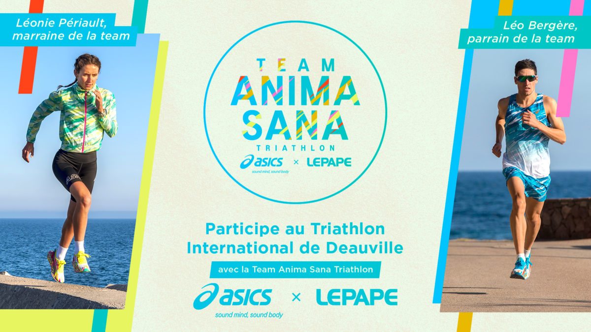 Team anima sana Asics lepape partenaire triathlon deauville