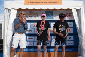 Racontez votre histoire Triathlon International de Deauville Bonnet d'or feminin