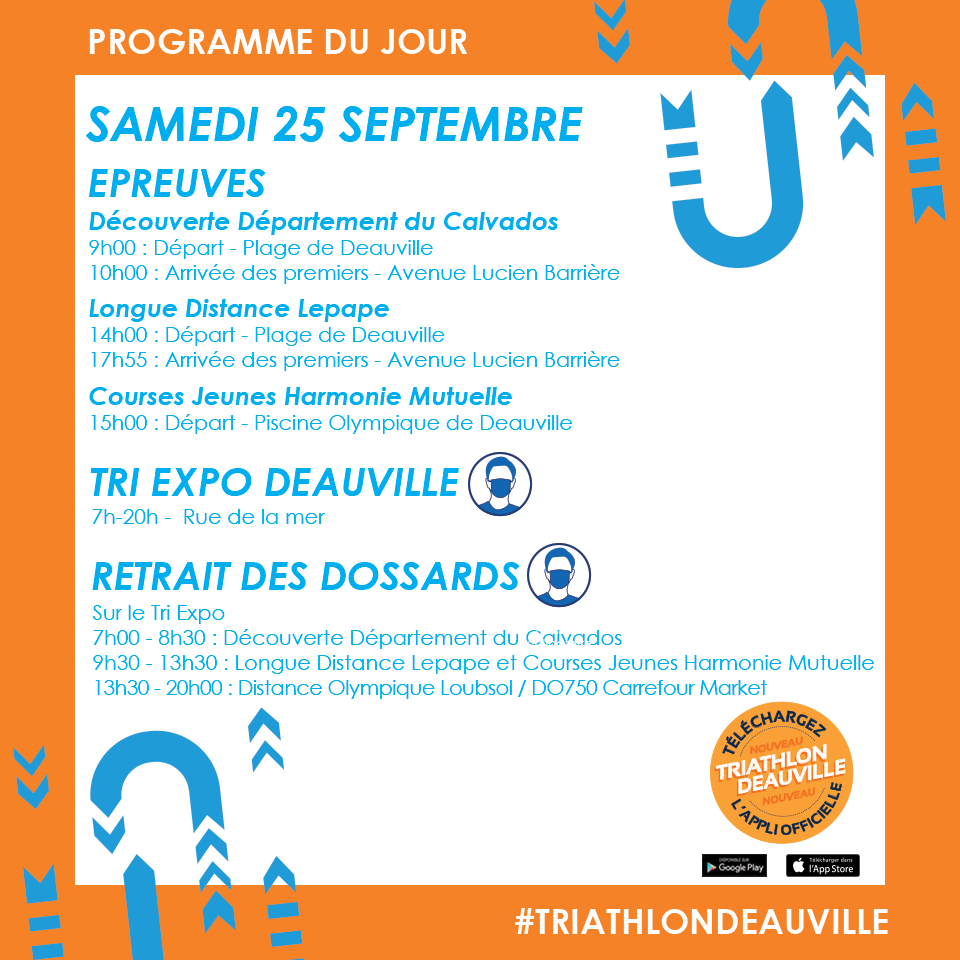 Programme Triathlon Deauville Normandie