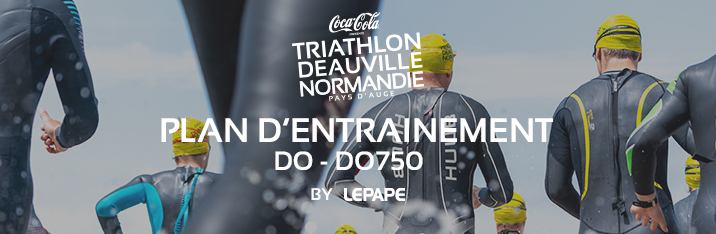 Découvrez la première semaine d'entraînement des formats Distance Olympique et DO750 proposés par le Triathlon Deauville Normandie.