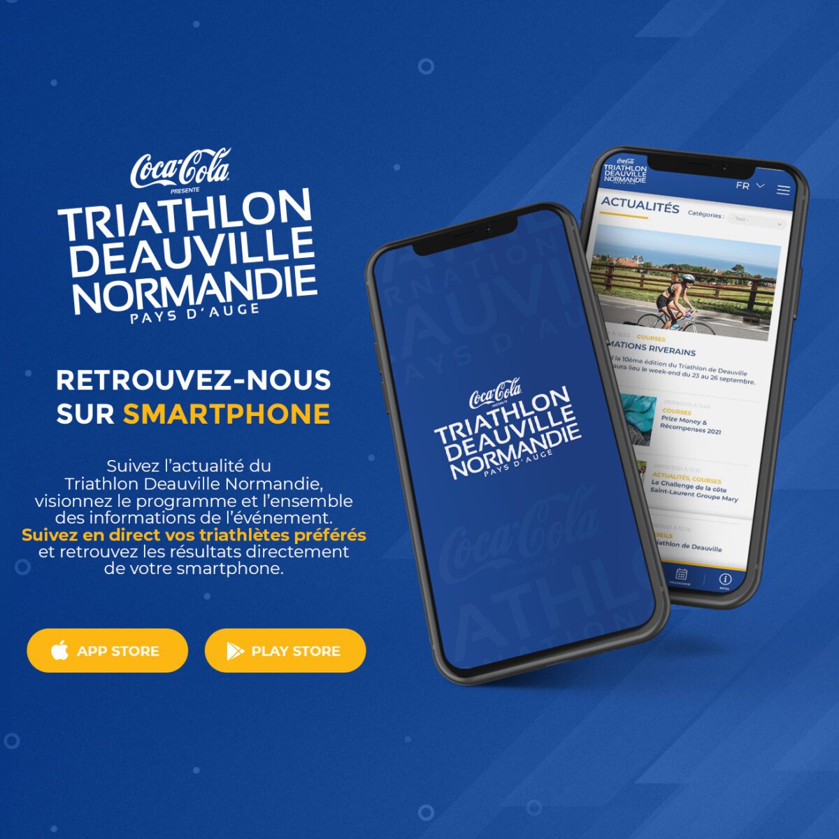 Pub Application Triathlon Deauville Normandie